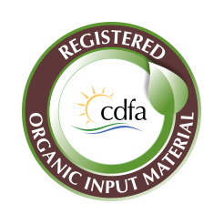 CDFA Registered Organic Input Material