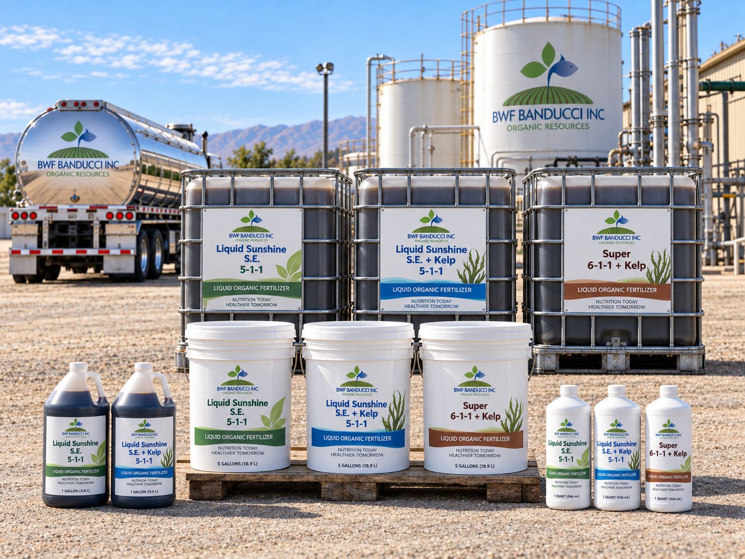 BWF Banducci liquid organic fish fertilizers