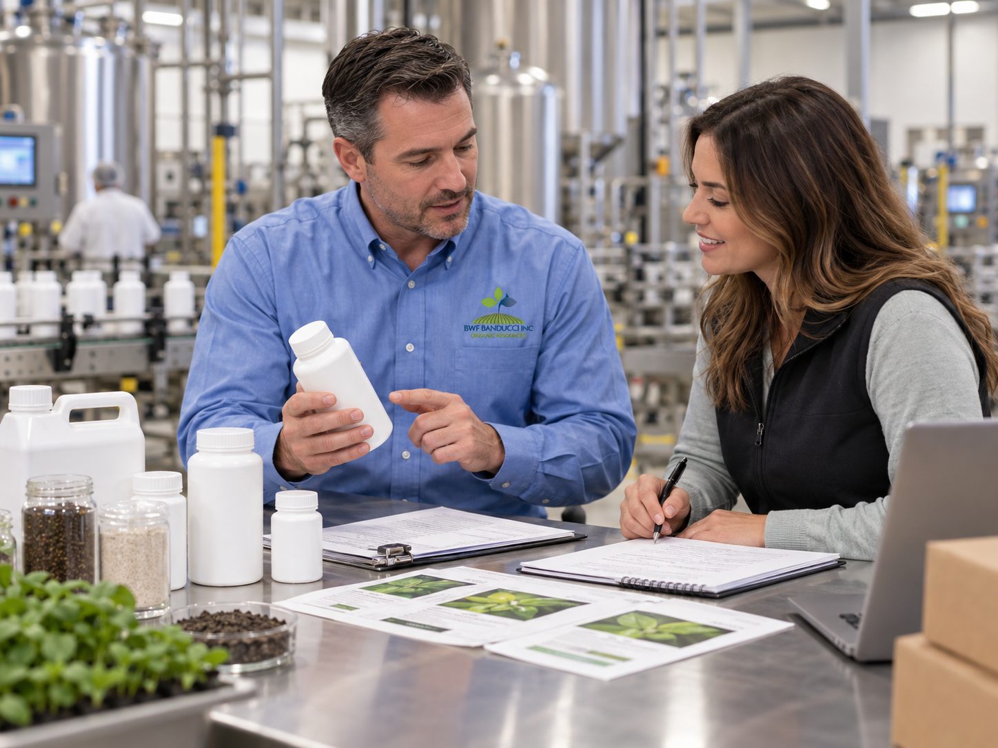 Private label fertilizer production and packaging